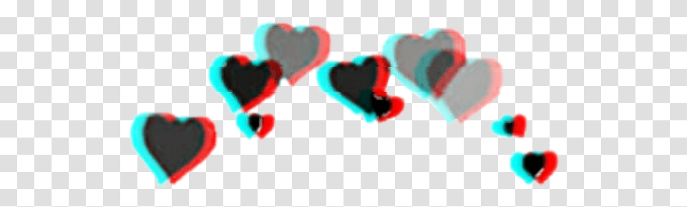 Download Hd Glitch Heart Crown Aesthetic Tumblr Love Sticker On Head, Rubber Eraser, Animal Transparent Png