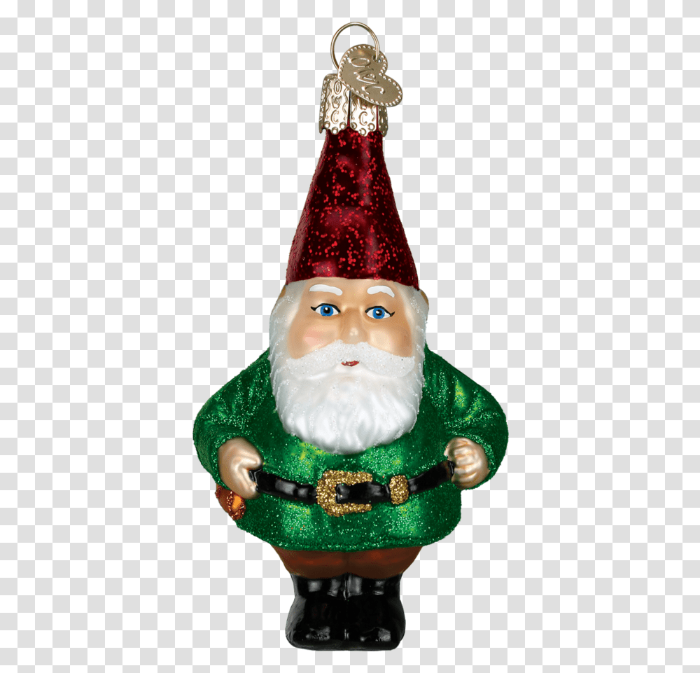 Download Hd Gnome Ornament Old World Christmas Gnome Christmas Ornament, Doll, Toy, Figurine, Elf Transparent Png