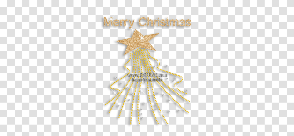 Download Hd Gold Christmas Star Iron Creative Arts, Tree, Plant, Star Symbol, Ornament Transparent Png