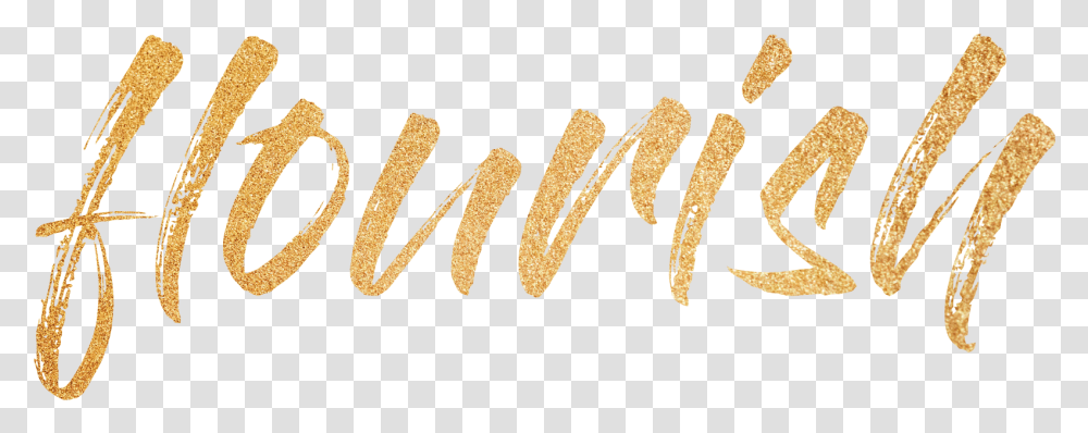 Download Hd Gold Flourish Image Calligraphy, Text, Handwriting, Alphabet, Letter Transparent Png