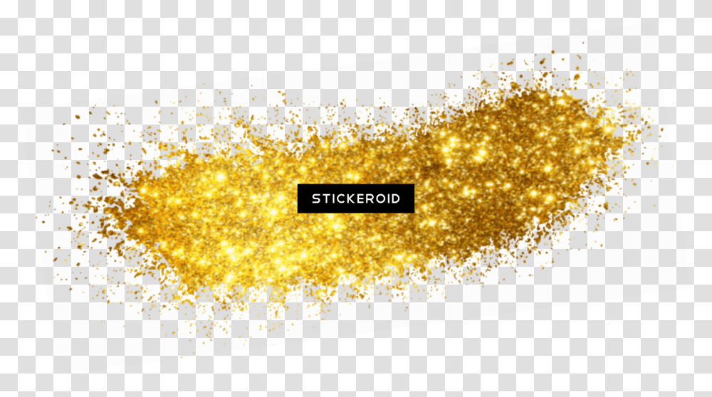 Download Hd Gold Pollen Overlay Gold Glitter Splash, Light, Confetti Transparent Png