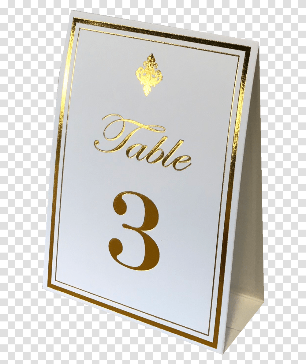 Download Hd Gold Table Numbers Image Horizontal, Text, Symbol, Handwriting, Rug Transparent Png