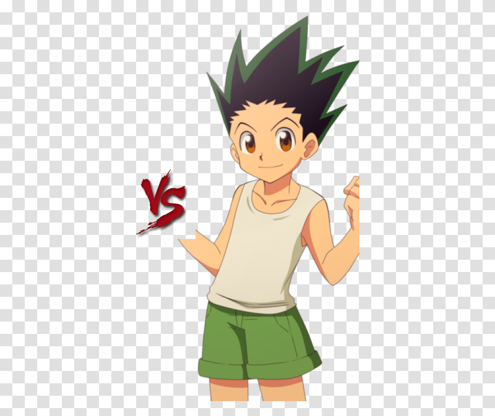 Download Hd Gon And Killua Wallpaper Iphone Gon Freecss, Clothing, Person, Dress, Plant Transparent Png