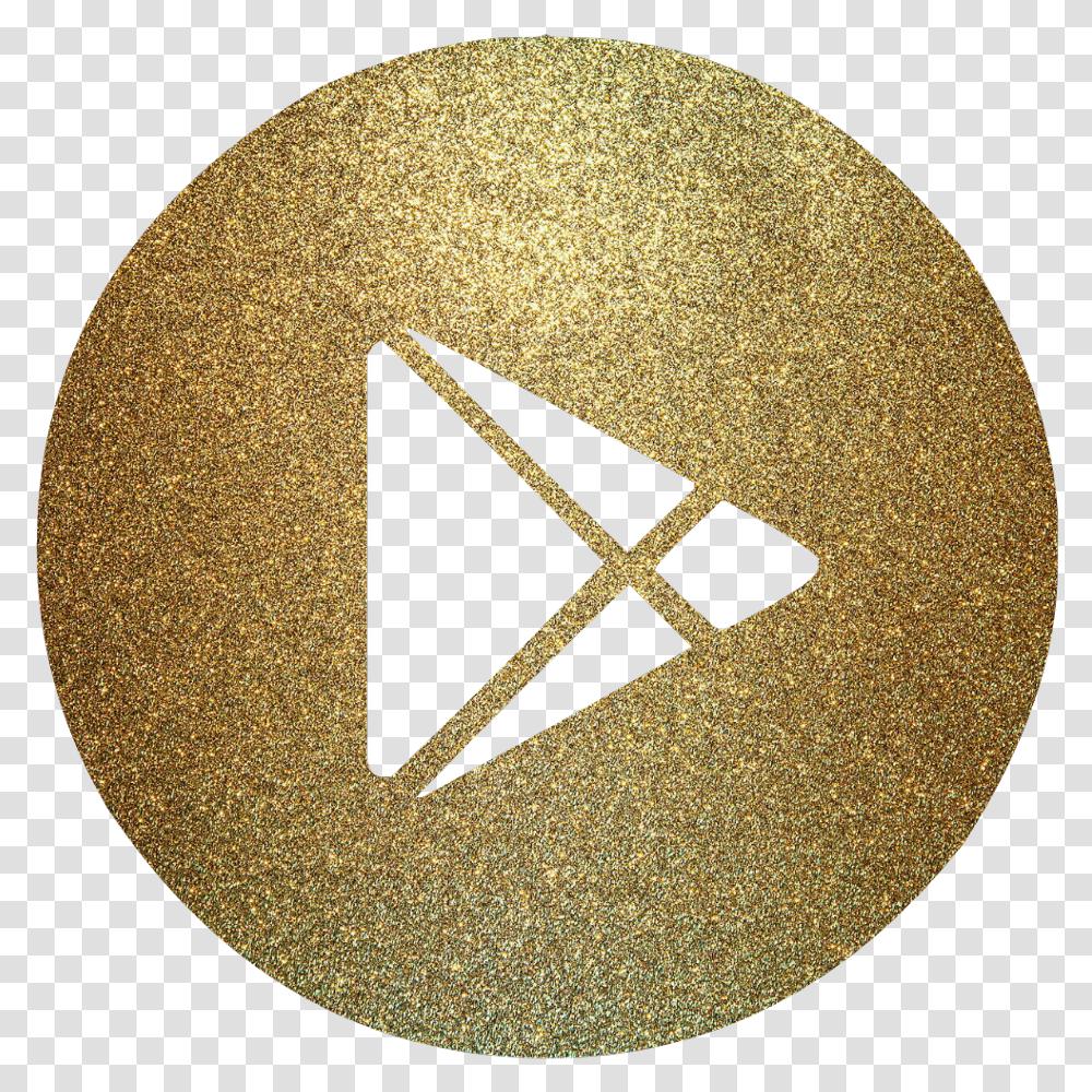Download Hd Google Googleplaystore Playstore Icon Cone Google Play Gold Icon, Rug, Symbol, Star Symbol, Recycling Symbol Transparent Png