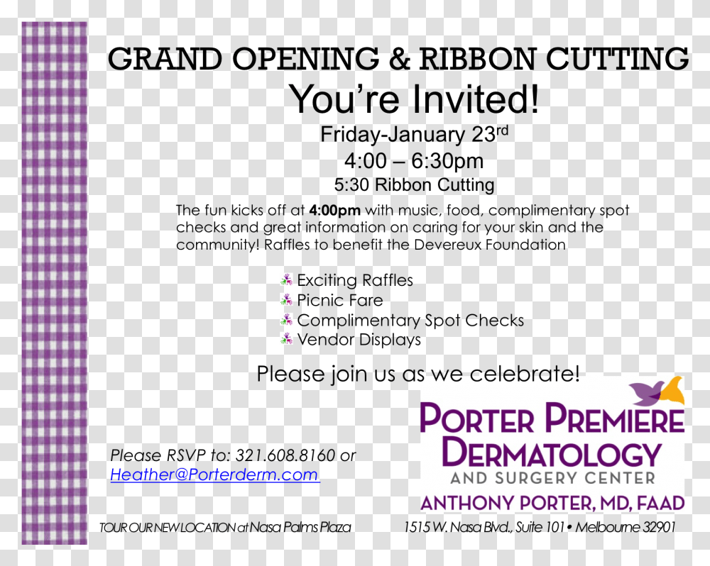 Download Hd Grand Opening Ribbon Cutting For Porter Premiere Construction Company, Text, Word Transparent Png