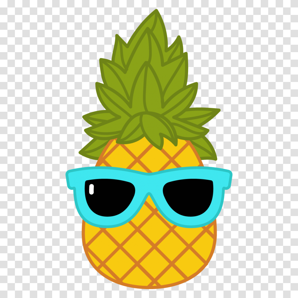 Download Hd Graphic Search Pineapple With Sunglasses Clipart, Plant, Fruit, Food, Accessories Transparent Png