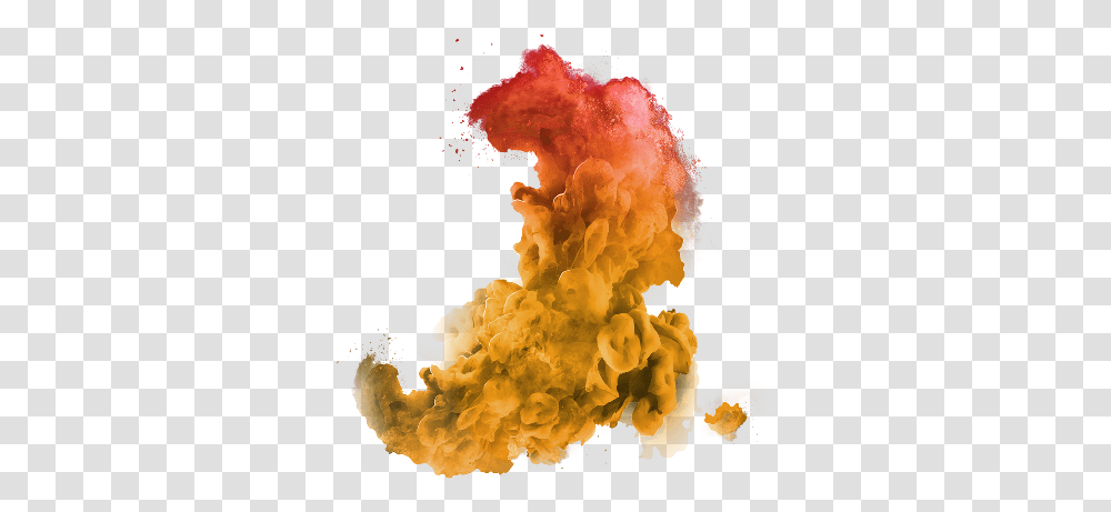 Download Hd Green Smoke, Fire, Flame, Pollen, Plant Transparent Png