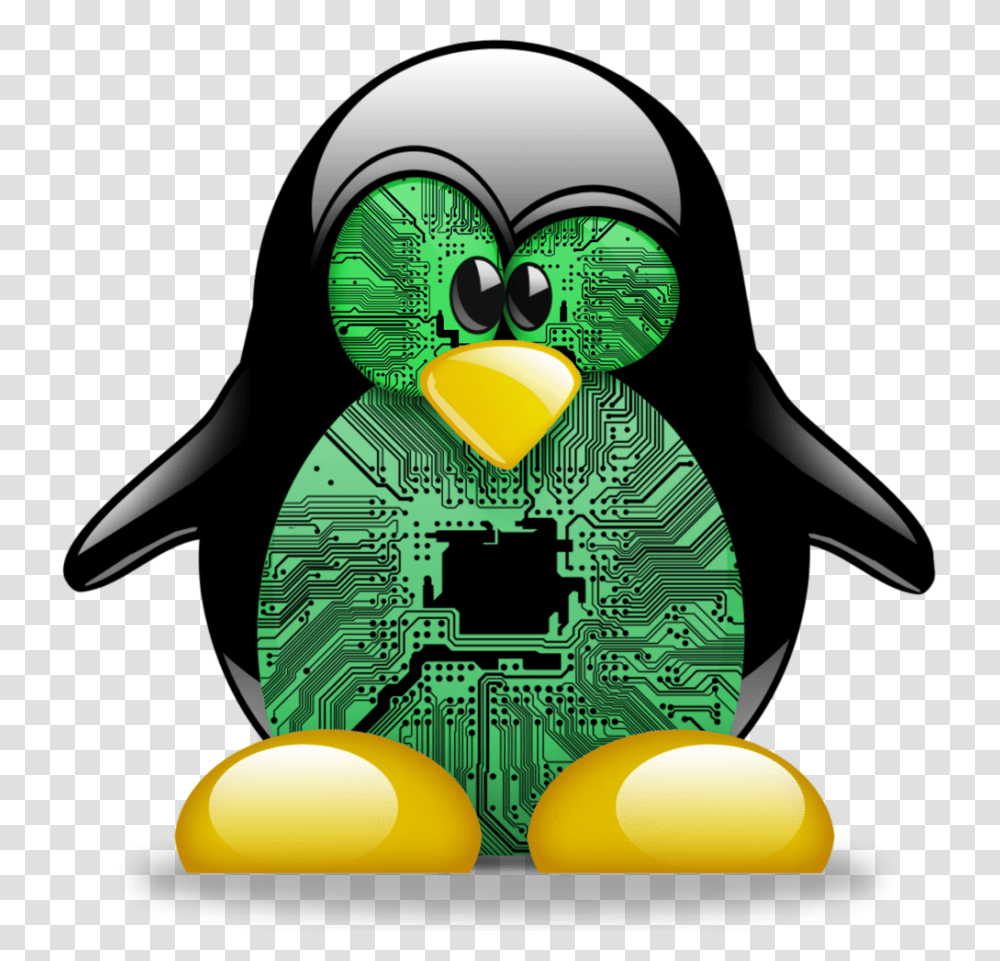 Download Hd Green Tux Producing And Directing Video Games Logo Kali Linux, Animal, Bird, Penguin, Angry Birds Transparent Png