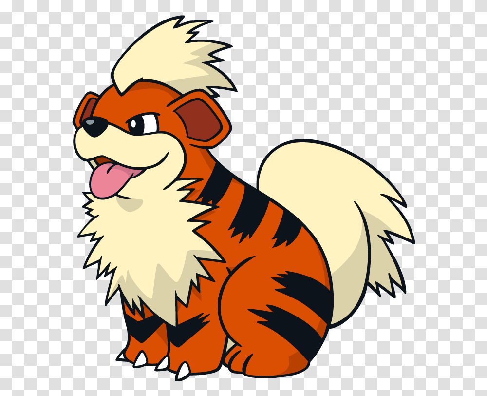 Download Hd Growlithe Pokemon Character Pokemon Growlithe, Animal, Mammal, Poultry, Fowl Transparent Png