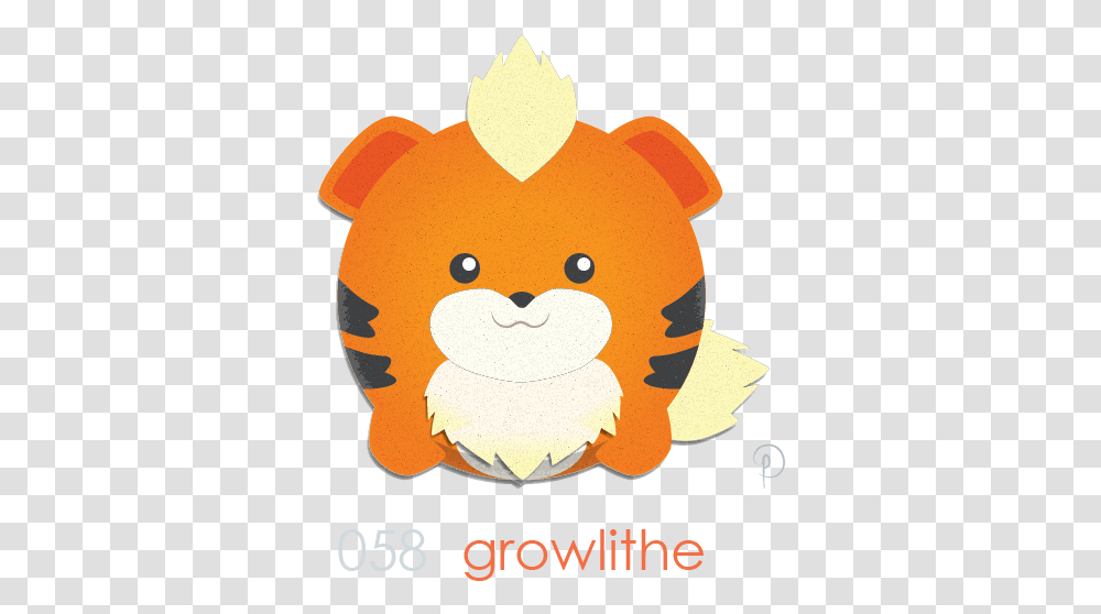 Download Hd Growlithe The Fire Puppy Cartoon, Label, Text, Snowman, Nature Transparent Png