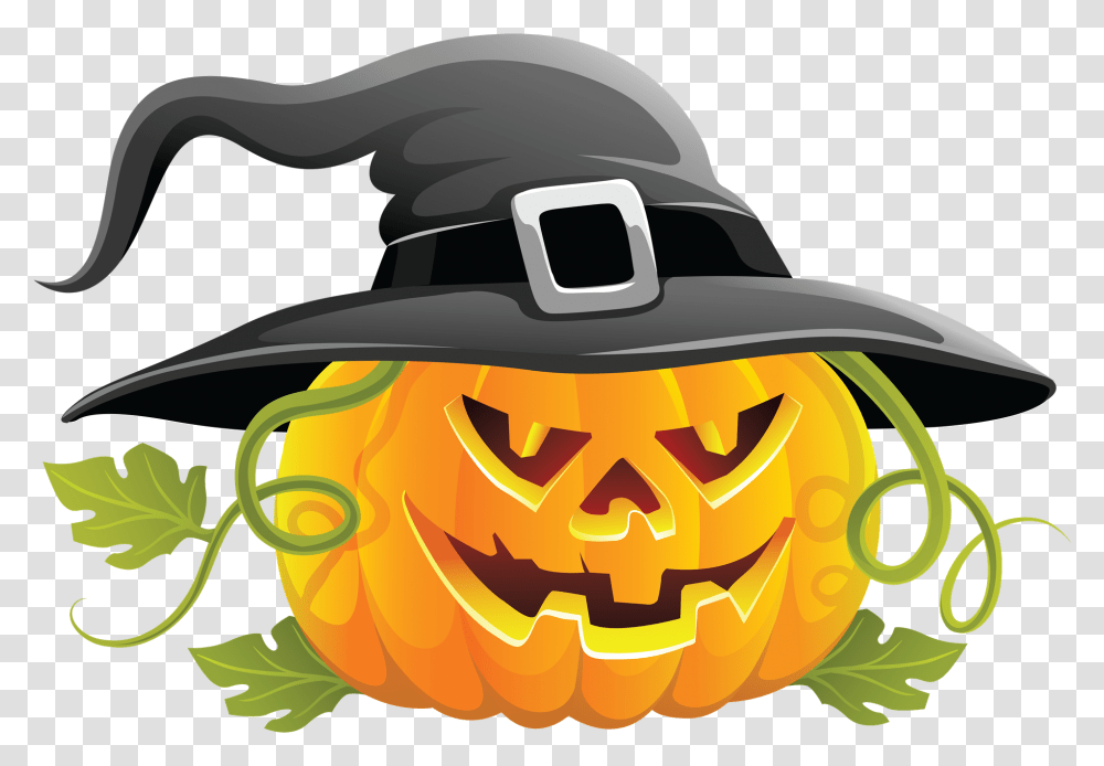 Download Hd Halloween Pumpkin Image Halloween Pumpkin Halloween Clipart Free, Helmet, Clothing, Apparel Transparent Png