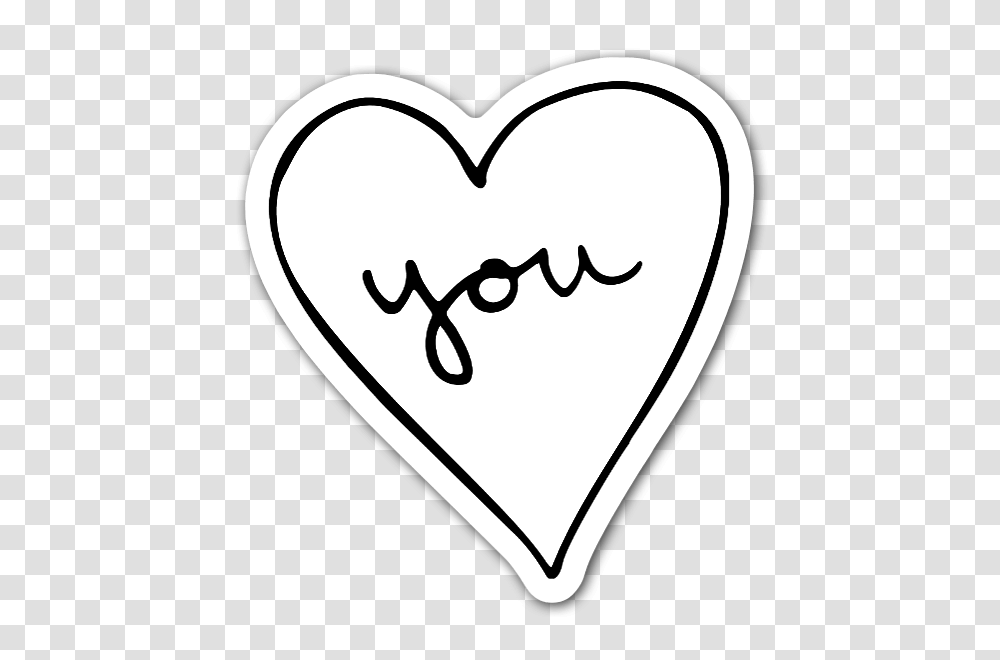 Download Hd Hand Drawn Heart So Simple But Nice For A Love, Label, Text, Plectrum, Sticker Transparent Png