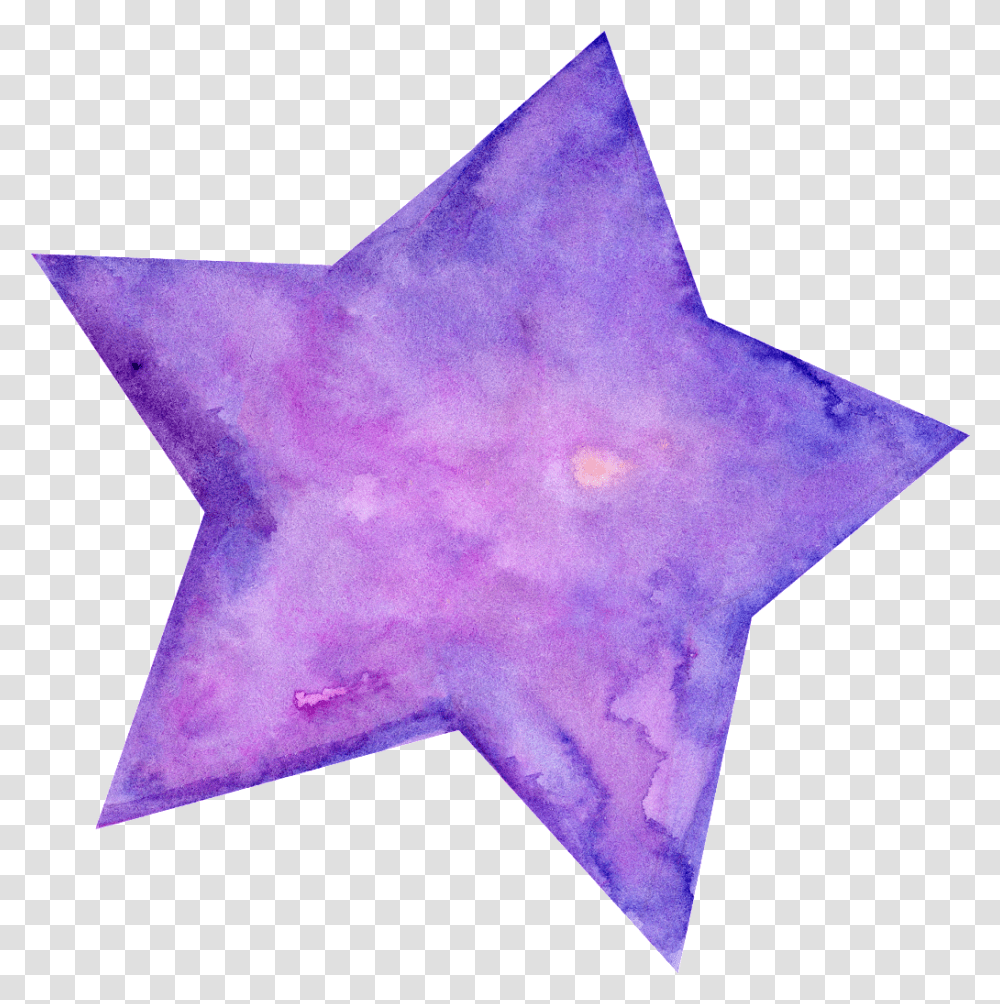 Download Hd Hand Painted Cartoon Five Pointed Star Painting Star, Star Symbol Transparent Png