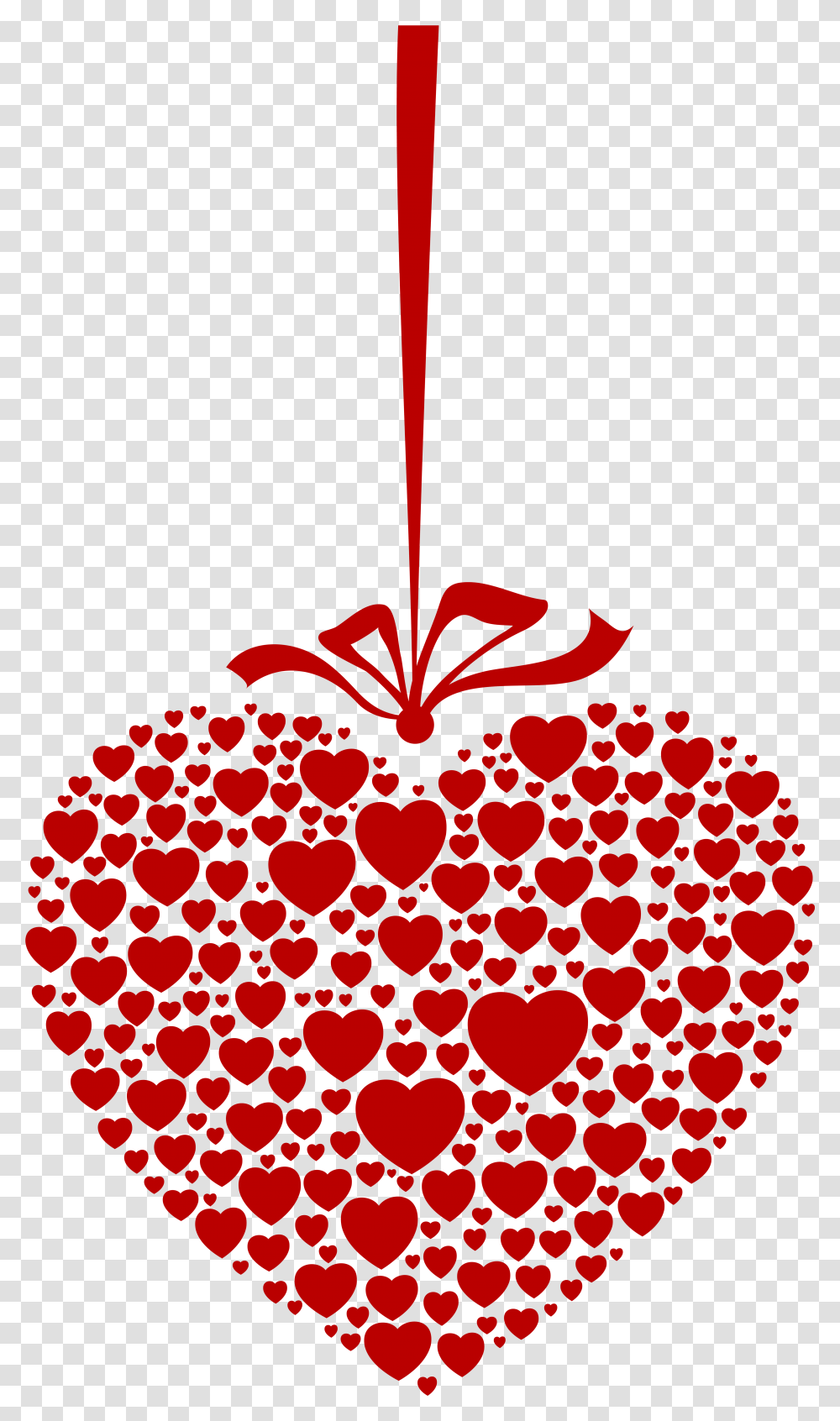 Download Hd Hanging Heart Clip Art Image Clip Art, Graphics, Rug, Ornament, Pattern Transparent Png