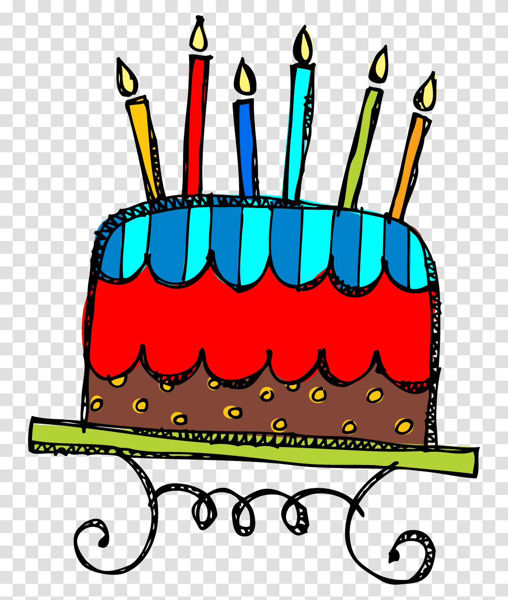 Download Hd Happy Birthday Cake Clipart Birthday Cake 6 Birthday Cake Free Clip Art, Incense, Dynamite, Bomb, Weapon Transparent Png
