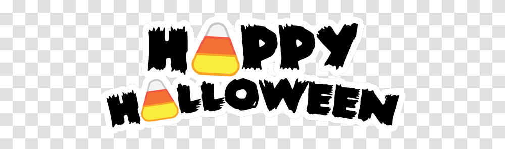 Download Hd Happy Halloween Halloween Clip Art, Text, Alphabet, Label, Sweets Transparent Png