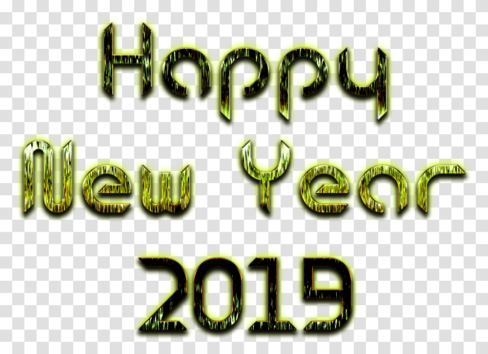 Download Hd Happy New Year 2019 Illustration, Text, Flyer, Word, Alphabet Transparent Png