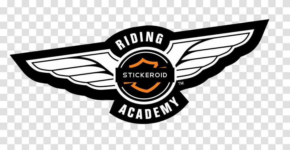 Download Hd Harley Davidson Logo Riding Academy Harley Davidson Riding Academy Logo, Symbol, Emblem Transparent Png