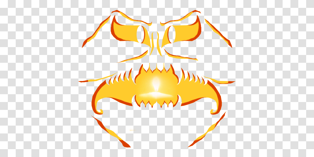 Download Hd Haro Pumpkin Face Wiki Image Happy, Dragon, Fire, Flame Transparent Png