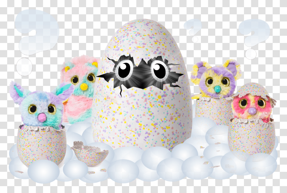 Download Hd Hatchimals Hatchimals Mystery Egg Cloud Cove, Icing, Cream, Cake, Dessert Transparent Png