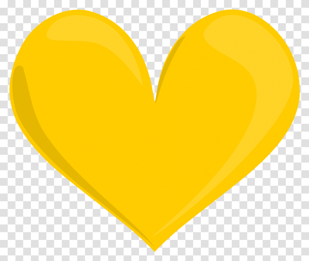 Download Hd Heart Yellow Yellow Hearts No Background, Tennis Ball, Sport, Sports Transparent Png