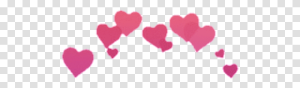 Download Hd Hearts Heart Crowns Crown Heartcrown Purple Pink Heart Crown Snapchat Filter, Rubber Eraser, Pillow Transparent Png