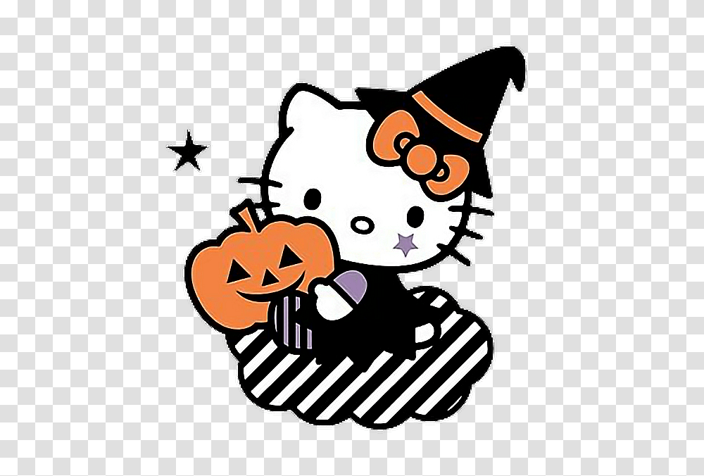Download Hd Hellokitty Kitty Halloween Sanrio Hello Kitty Halloween Sanrio, Elf, Clothing, Apparel, Graphics Transparent Png