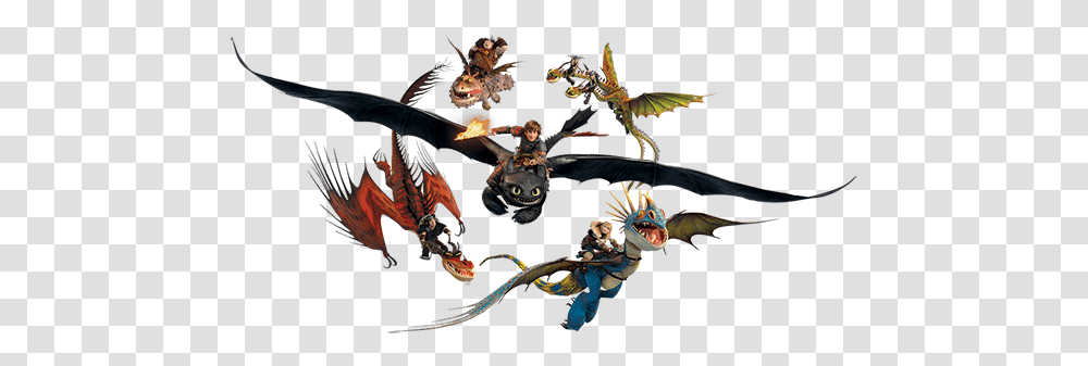 Download Hd How To Train Your Dragon Train Your Dragon Main Dragons, Animal, Statue, Sculpture, Art Transparent Png