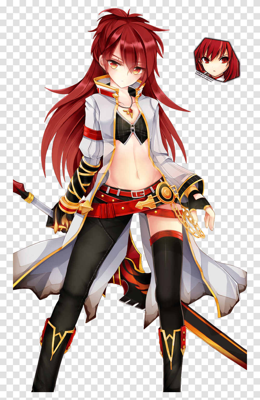 Download Hd If I Was An Anime Character Think I'd Want To Elsword Elesis Blazing Heart, Manga, Comics, Book, Person Transparent Png