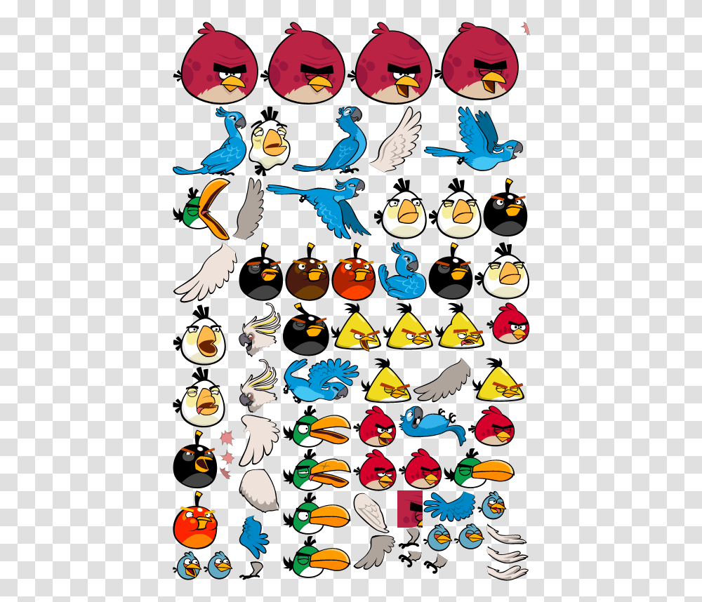 Download Hd Image Color De Angry Birds Birds Rio Angry Bird, Animal, Halloween, Penguin Transparent Png