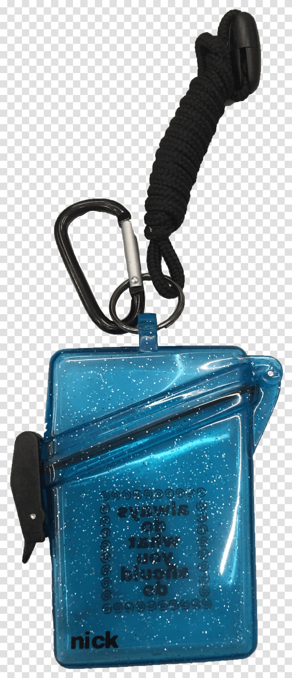 Download Hd Image Of Blue Glitter Case Wristlet, Electronics, Cowbell, Camera, Plant Transparent Png