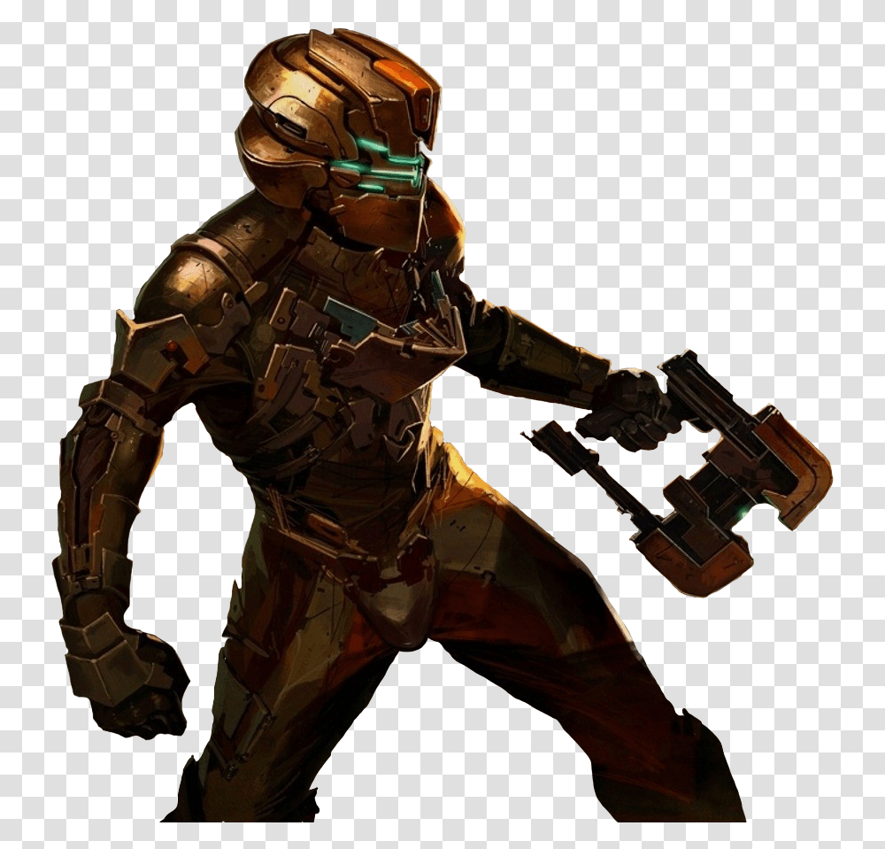 Download Hd Isaac Clarke Dead Space 2 Isaac Clarke Dead Space, Person, Human, Helmet, Clothing Transparent Png