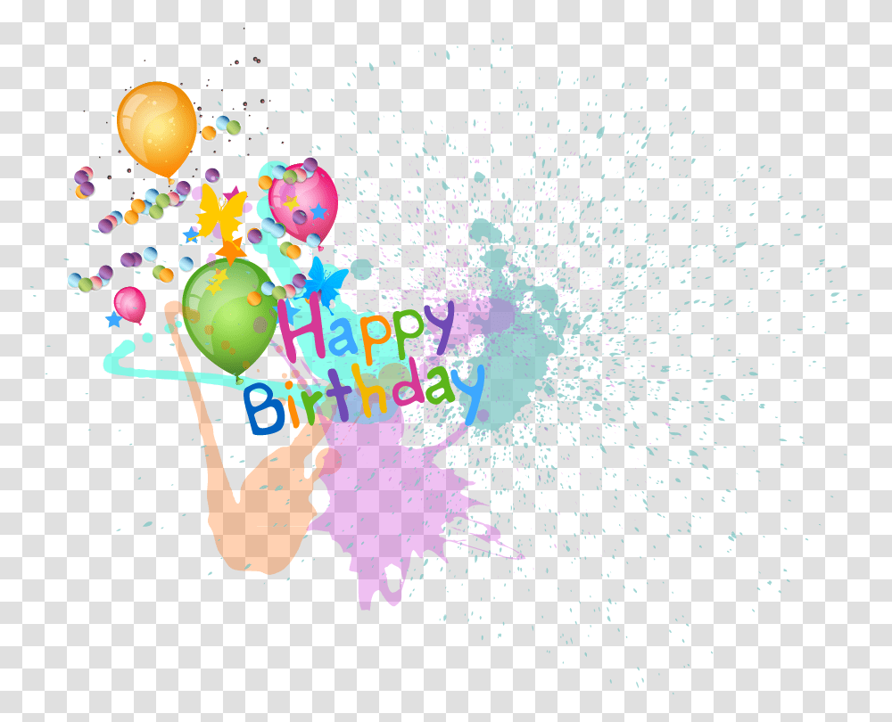 Download Hd Jpg Free Happy Birthday Balloons Material You Many More Happy Returns Of Day, Graphics, Art, Paper, Confetti Transparent Png