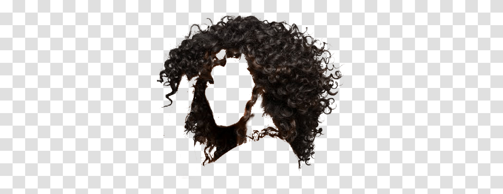 Download Hd Jpg Royalty Free Library Black Curly Hair, Hole Transparent Png