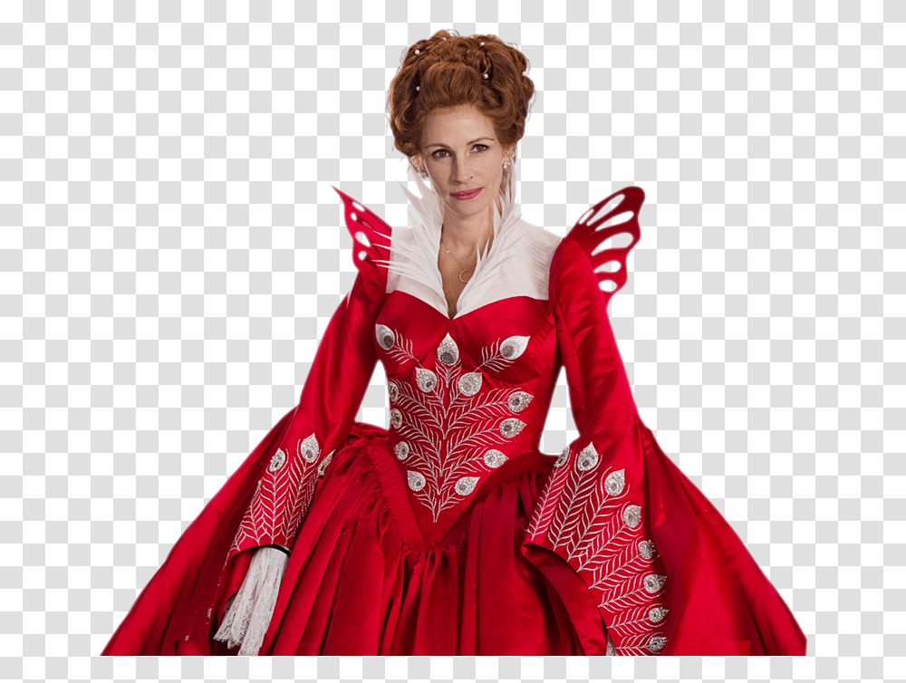Download Hd Julia Evil Queen Julia Roberts Mirror Mirror Julia Roberts Red Dress, Clothing, Person, Performer, Female Transparent Png