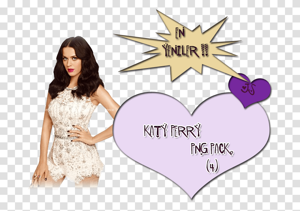 Download Hd Katy Perry Pack Heart, Person, Human, Clothing, Apparel Transparent Png