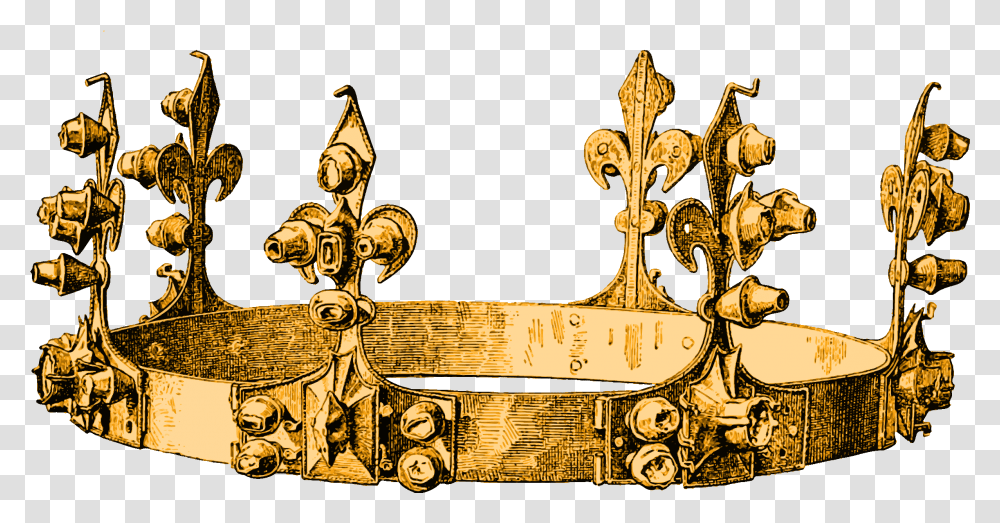Download Hd King Crown Old Crown Real King Crown, Architecture, Building, Treasure, Gold Transparent Png