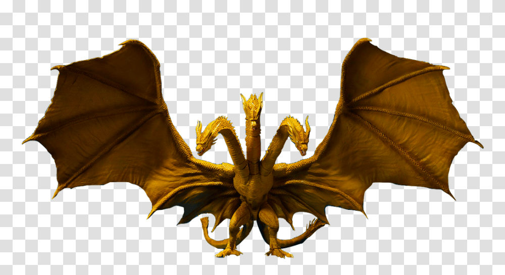 Download Hd King Kong Monster Mash Godzilla Sci Fi King Ghidorah 2019 Toy, Dragon Transparent Png