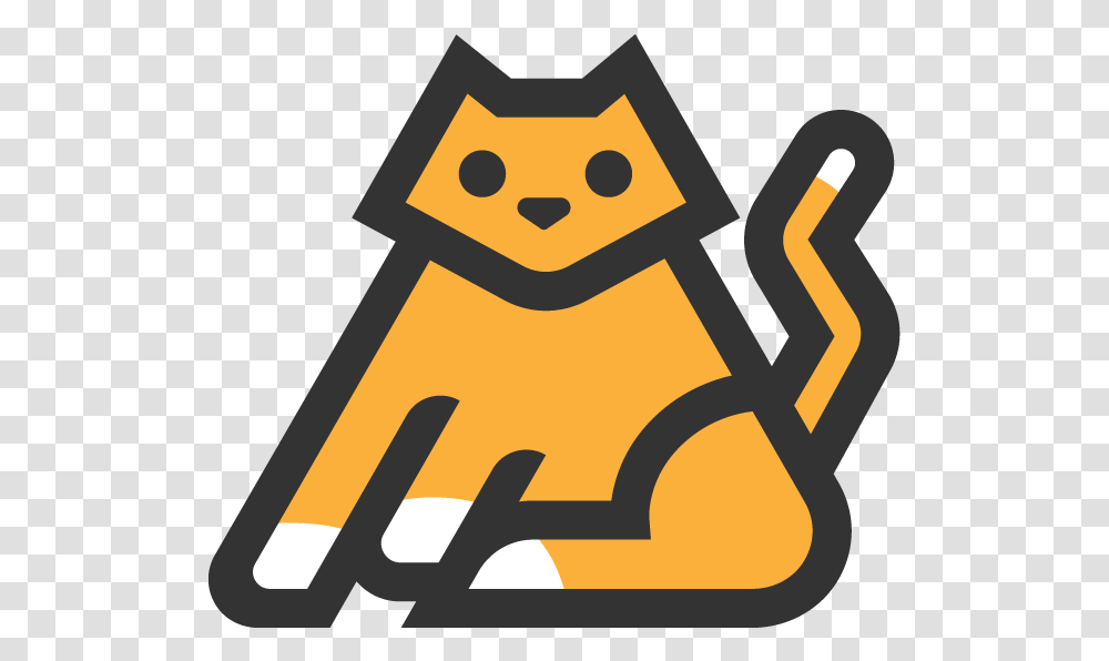 Download Hd Kitty Cat Logo Bootstrap Orange Cat Logo, Can, Tin, Watering Can, Pac Man Transparent Png
