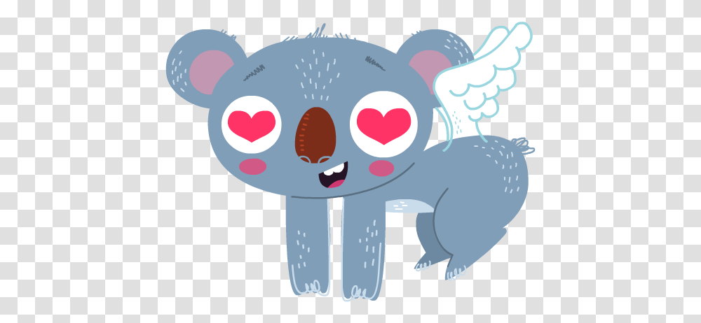 Download Hd Koala Love Emoji Image Nicepngcom Koala, Mammal, Animal, Wildlife, Mushroom Transparent Png