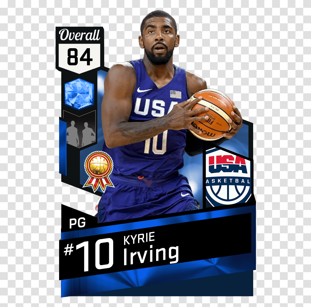Download Hd Kyrie Irving Usa Basketball Wincraft Keychain Steve Francis Nba 2k17, Person, Human, People, Team Sport Transparent Png