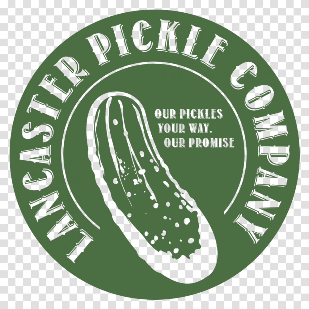 Download Hd Lancaster Pickle Logo Green Queen Calavera, Food, Relish, Plant, Cucumber Transparent Png