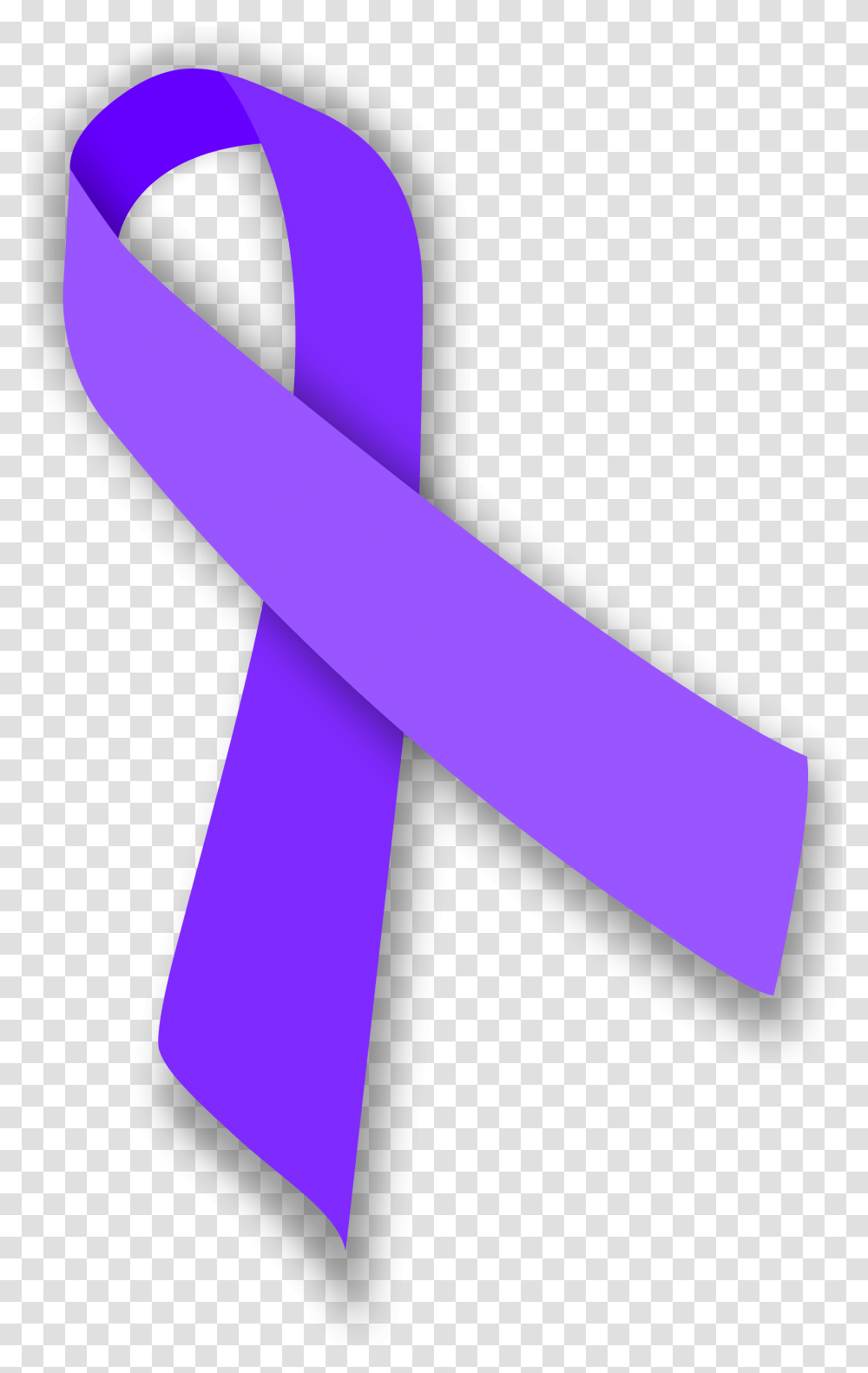 Download Hd Lavender Ribbon Picture Lymphoma Cancer Ribbon, Purple, Light, Sash Transparent Png