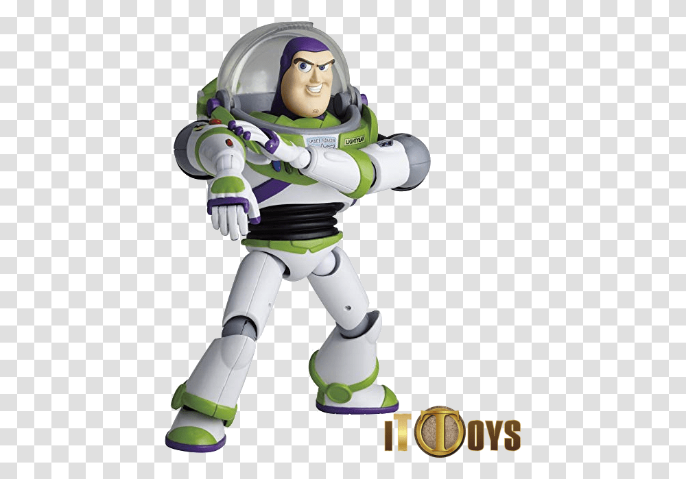 Download Hd Legacy Of Revoltech Toys Story Buzz Light Toy Amazon Revoltech Buzz Lightyear, Robot, Figurine Transparent Png