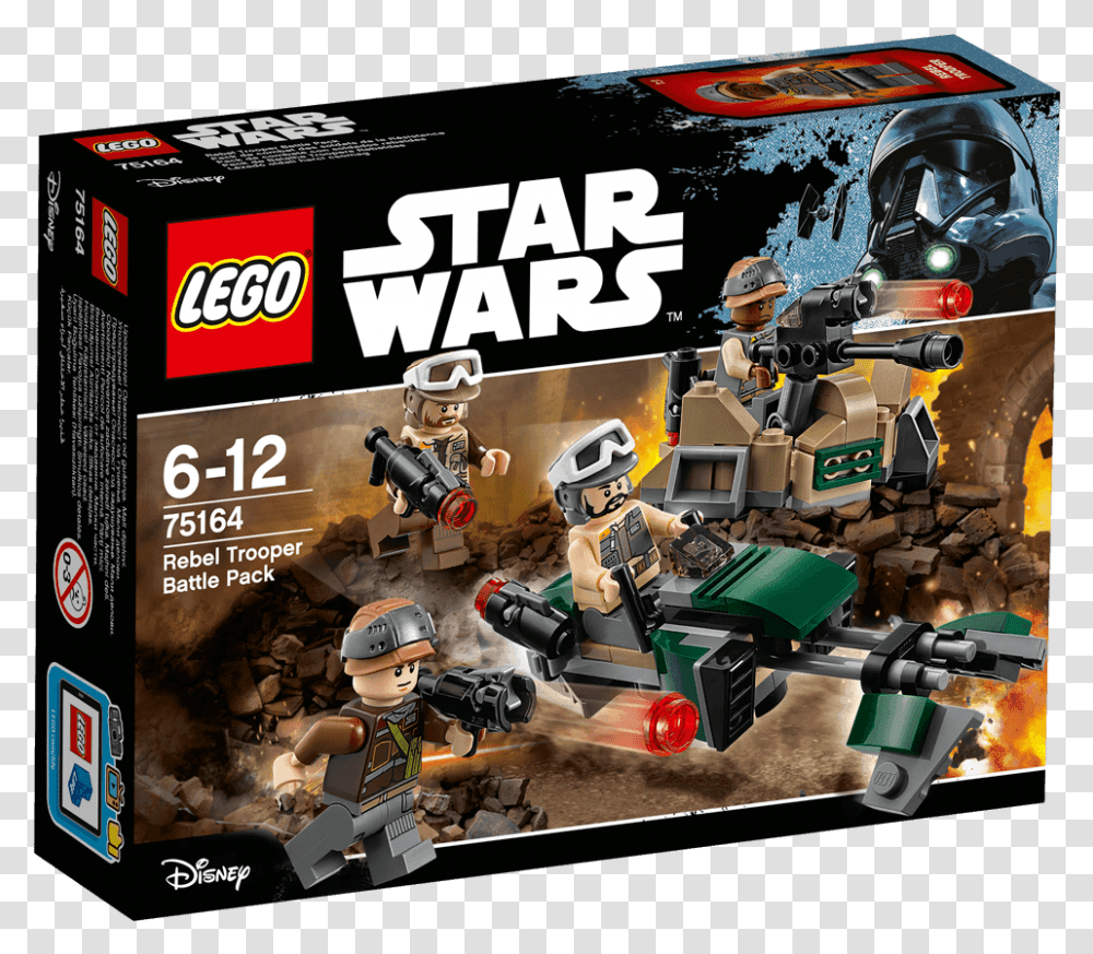 Download Hd Lego Star Wars Lego Star Wars Rebel Battle Pack, Helmet, Clothing, Apparel, Robot Transparent Png