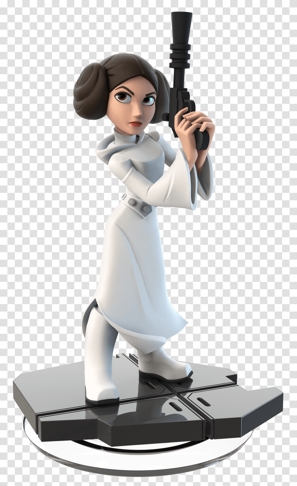 Download Hd Leia Disney Infiniy Figure Disney Infinity Star Wars Leia, Figurine, Clothing, Person, Toy Transparent Png