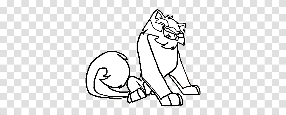 Download Hd Leopard Lineart Animal Jam Snow Leopard Base Animal Jam Snow Leopard Base, Statue, Sculpture, Drawing, Stencil Transparent Png