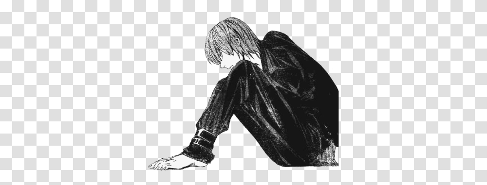 Download Hd Light Yagami Sketch, Clothing, Performer, Person, Dance Pose Transparent Png