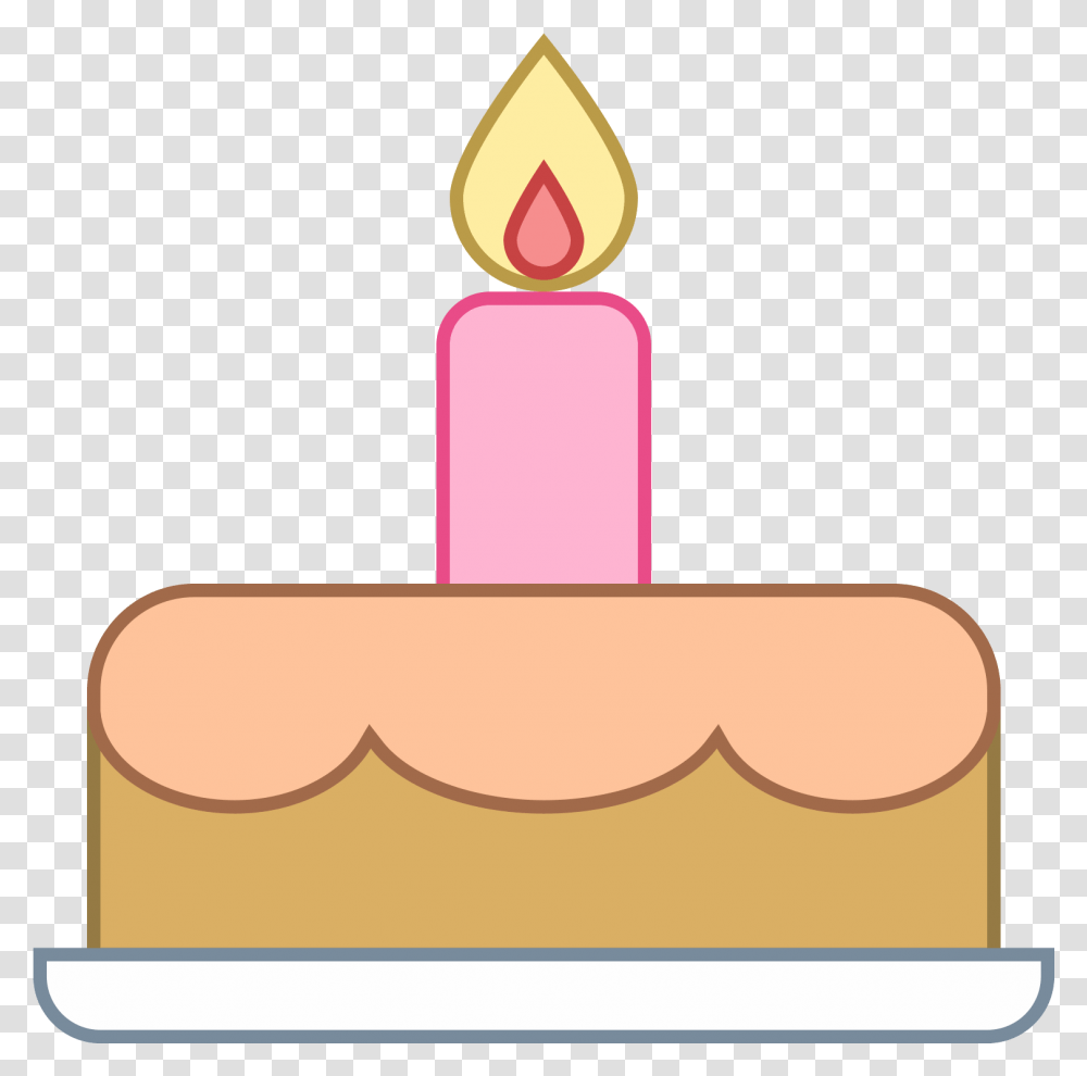 Download Hd Lit Number Birthday Candles Birthday Cake Transparent Png
