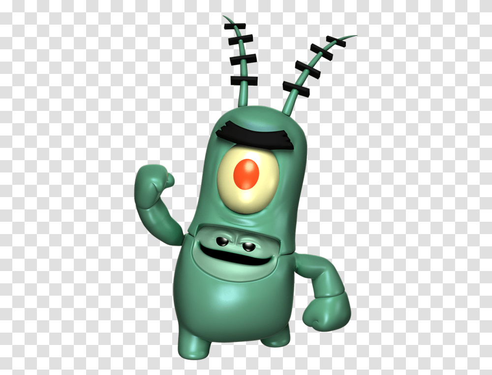 Download Hd Little Big Planet Plankton Cartoon, Toy, Robot, Green, Electronics Transparent Png